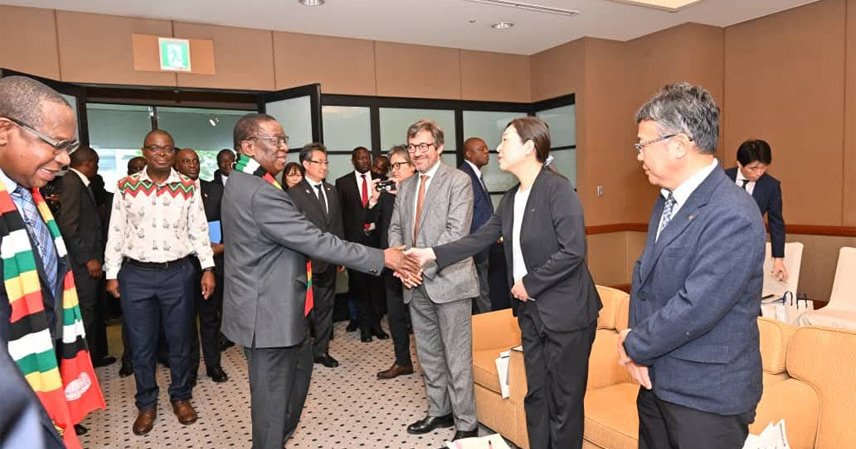 toyota tsusho, mnangagwa discuss zimbabwe investment opportunities